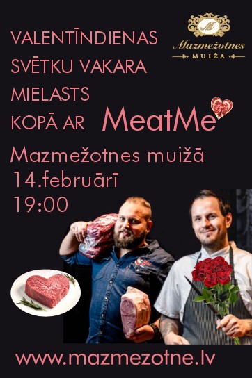 Valentīndienas svētku mielasts kopā ar MeatMe