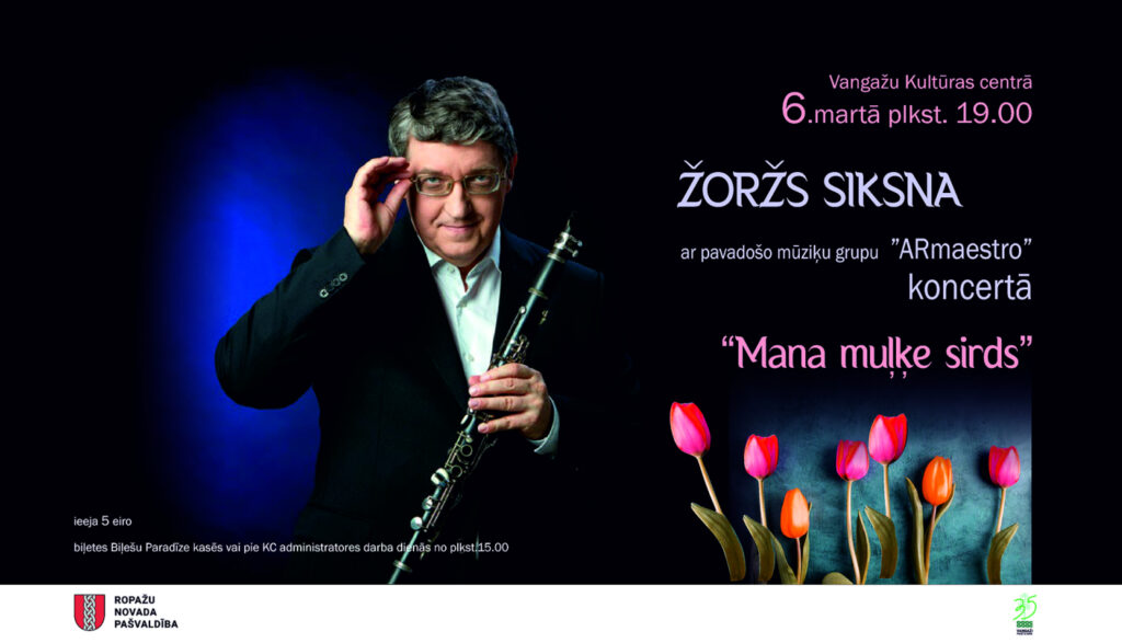 Sieviešu dienas koncerts "Mana muļķe sirds" ar Žoržu Siksnu