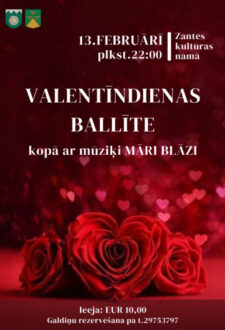 Valentīndienas ballīte Zantē