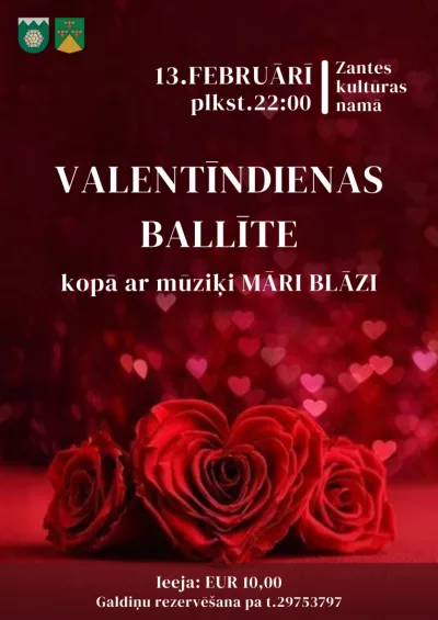 Valentīndienas ballīte Zantē