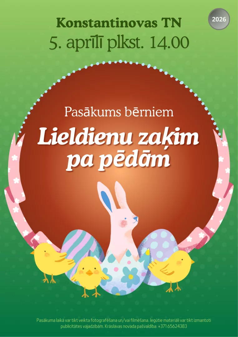 Lieldienu pasākums bērniem Konstantinovā