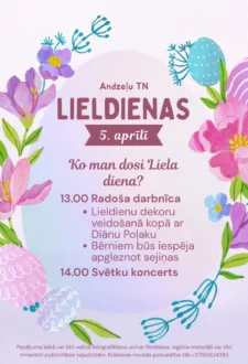 Lieldienu pasākums Andzeļos