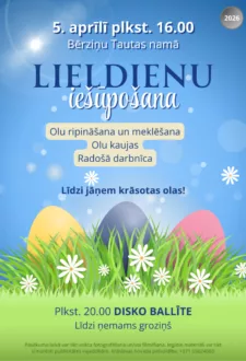 Lieldienu iešūpošana Bērziņos