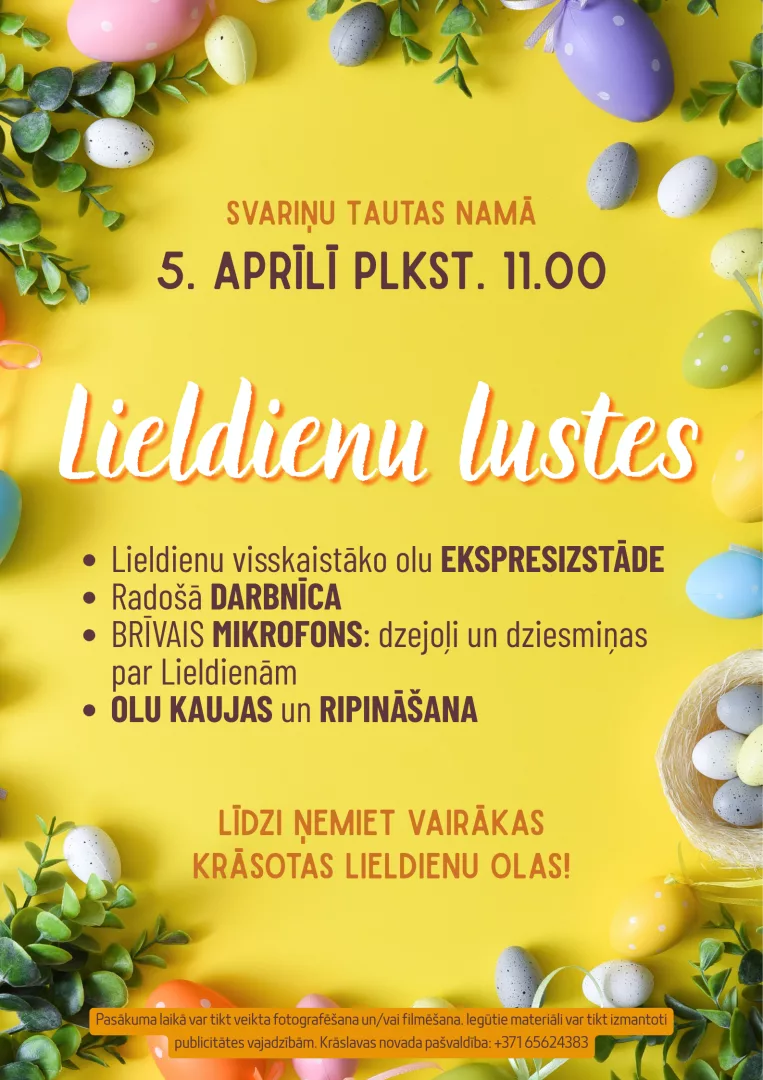 Lieldienu lustes Svariņos