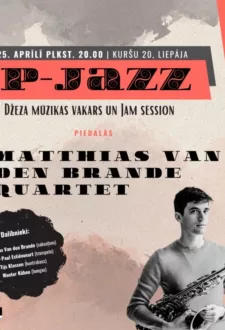 P-JAZZ | Matthias Van den Brande Quartet + Jam Session