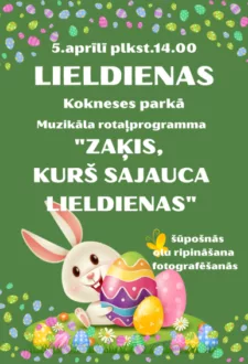 “Zaķis, kurš sajauca Lieldienas” Koknesē
