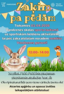 Lieldienu pasākums „Zaķim pa pēdām”