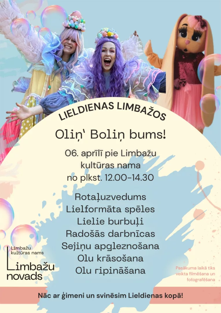 Lieldienas Limbažos – “Oliņ’ Boliņ Bums”