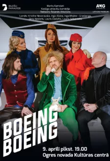 Kaislīga attiecību turbulences komēdija BOEING, BOEING!