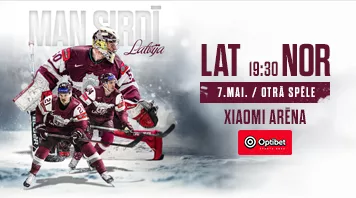 Pārbaudes spēle hokejā – Latvija – Norvēģija