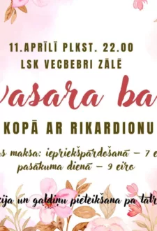 Pavasara balle kopā ar Rikardionu