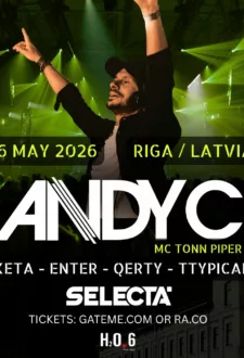 Selecta: ANDY C (UK) – new date