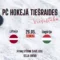 PČ hokejā tiešraides Pegaza Viesistabā. Latvija – Ungārija