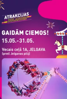 Atrakcijas no Holandes Jelgavā 2026