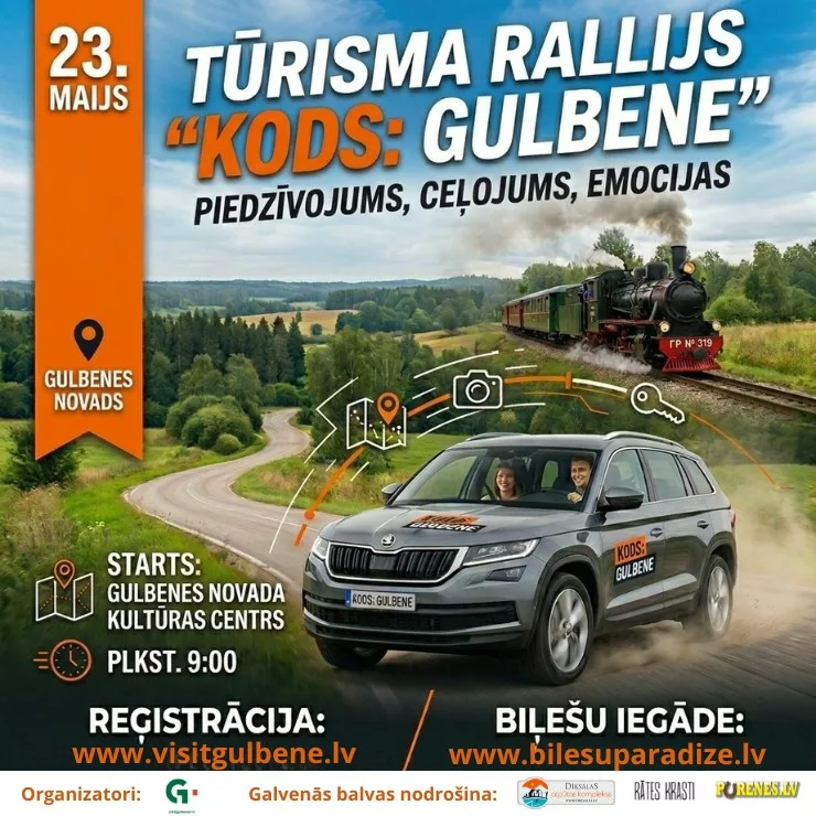 Tūrisma rallijs “Kods: Gulbene”