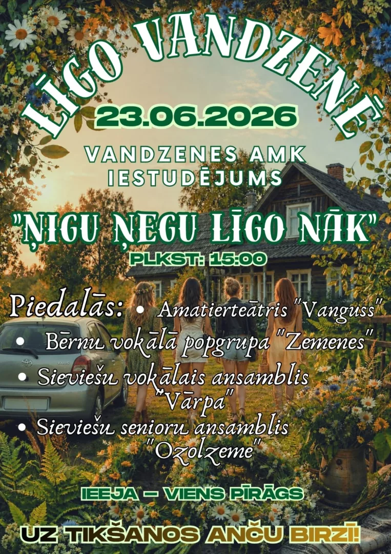 Līgo iestudējums „Ņigu ņegu Līgo nāk” Anču birzī