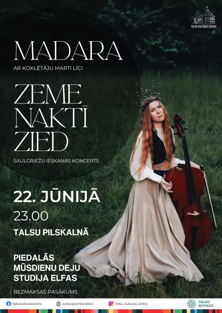 Saulgriežu ieskaņu koncerts „Zeme naktī zied”