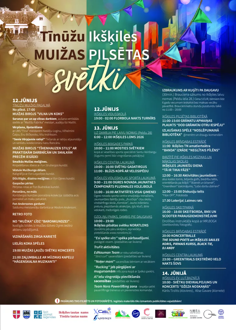 Tīnūžu muižas svētki un Ikšķiles pilsētas svētki
