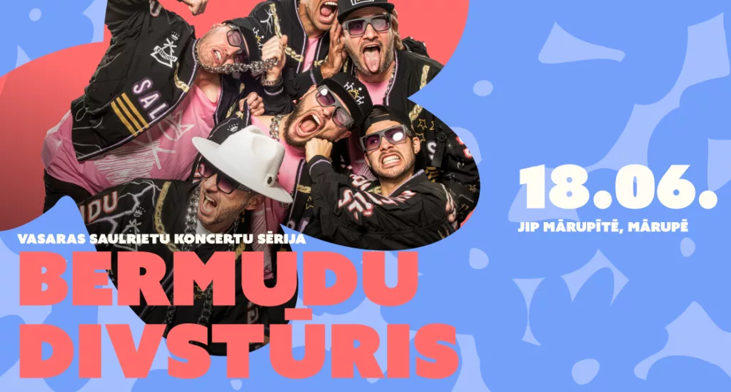 BERMUDU DIVSTŪRIS | Vasaras koncerti saulrietā