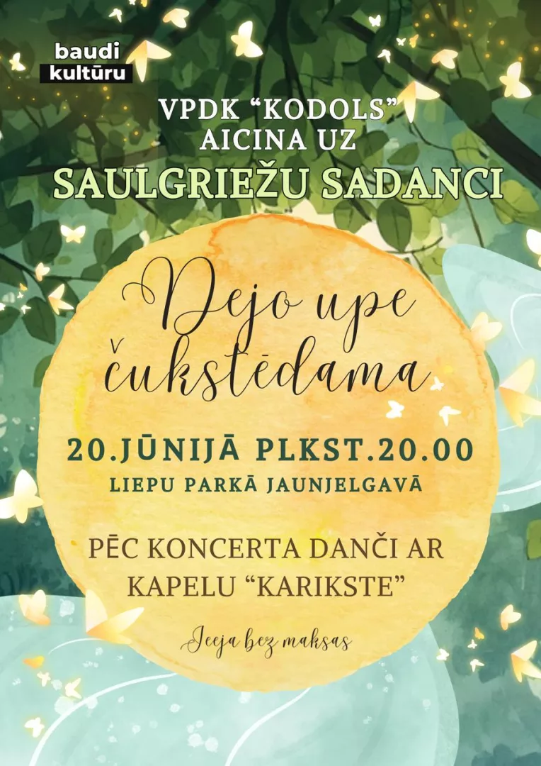 Saulgriežu sadancis “Dejo upe čukstēdama”