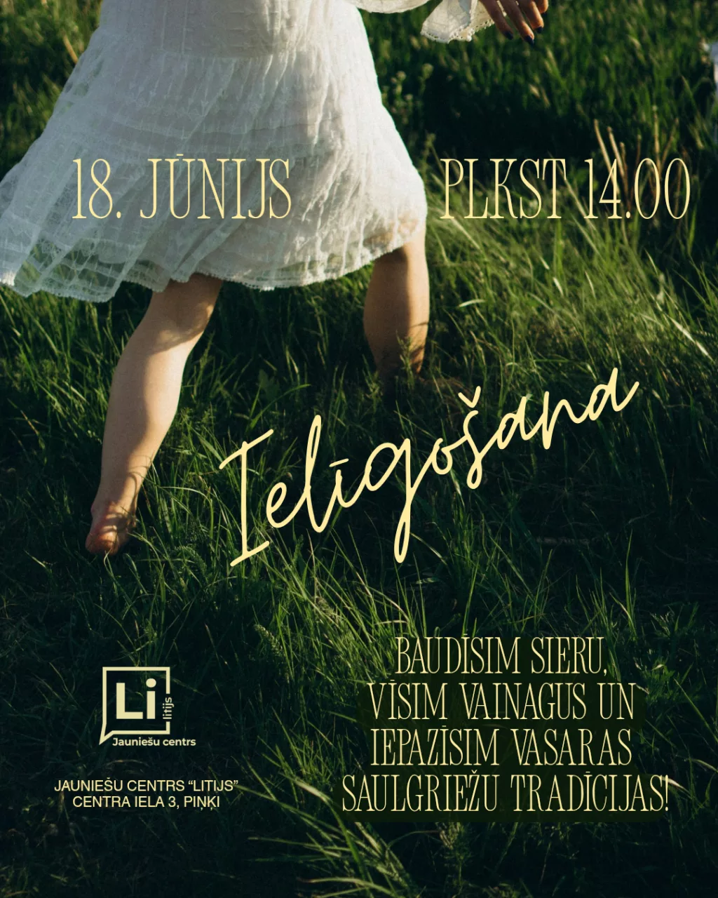 Ielīgošana Mārupes novada jauniešiem Piņķos