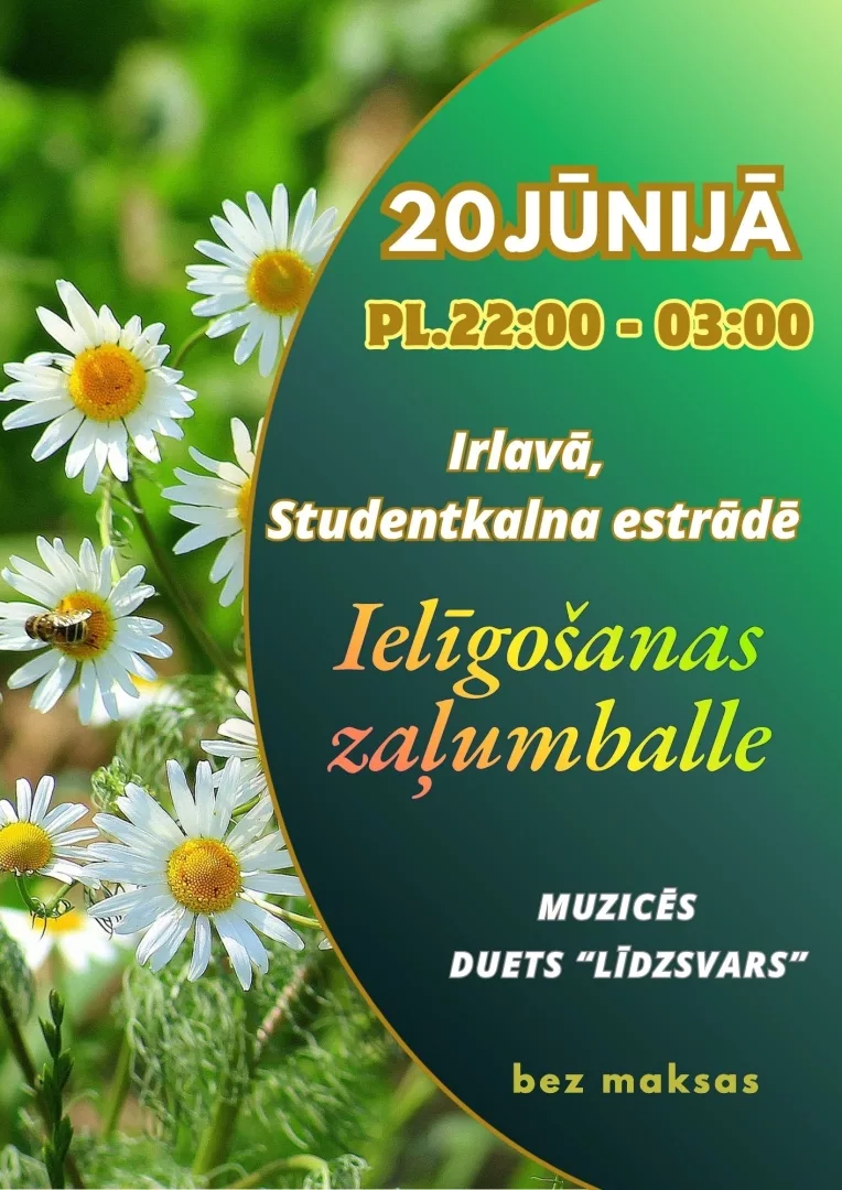Ielīgošanas zaļumballe Studentkalna estrādē