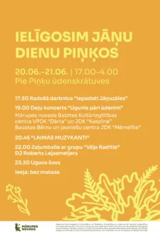 Ielīgosim Jāņu dienu Piņķos – Koncerts un Zaļumballe
