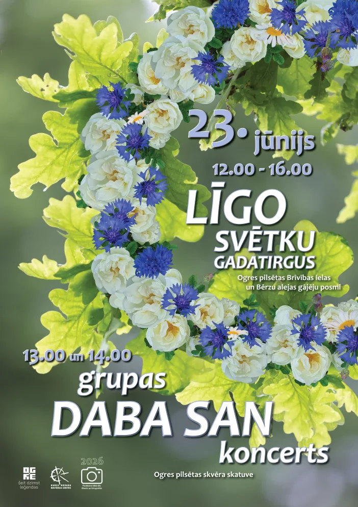 LĪGO GADATIRGUS un grupas DABA SAN koncerts