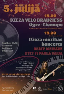Velobrauciens un DŽEZA MŪZIKAS KONCERTS Ciemupē