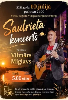“Saulrieta koncerts” ar Vilmāru Miglavu
