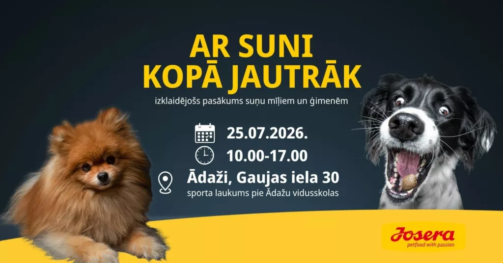 Ar suni kopā jautrāk