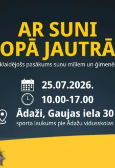 Ar suni kopā jautrāk