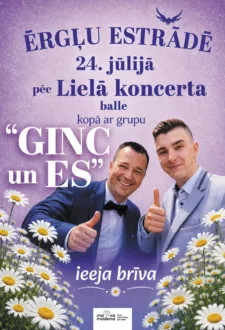 Grupas “Ginc un Es” balle Ērgļu svētkos 2026
