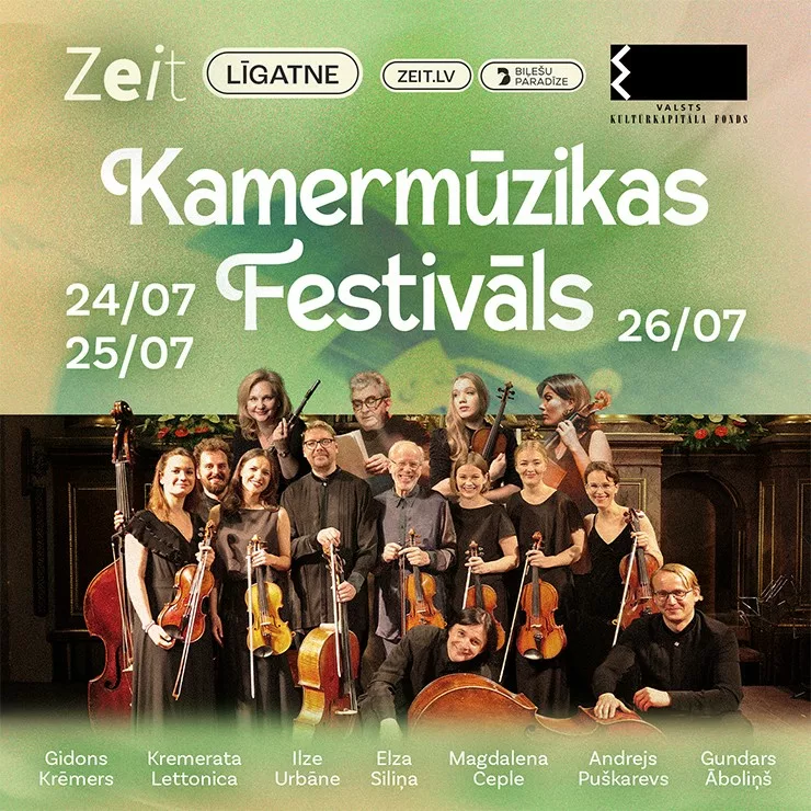 KAMERMŪZIKAS FESTIVĀLS “Kamermūzika Zeit” | Kremerata Lettonica