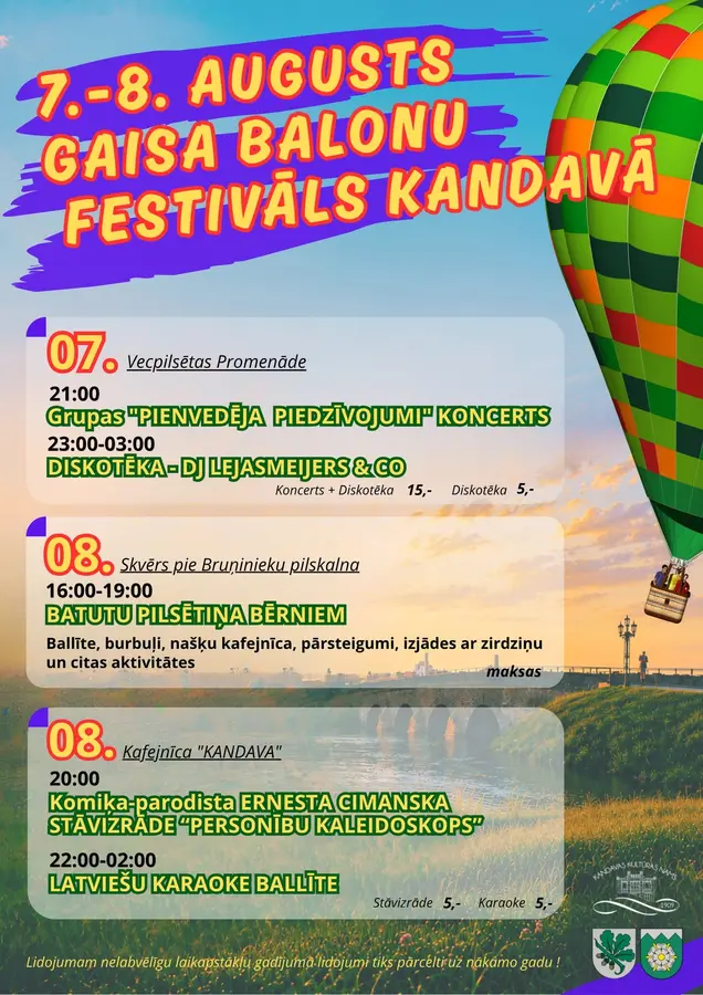 Gaisa balonu festivāls 2026