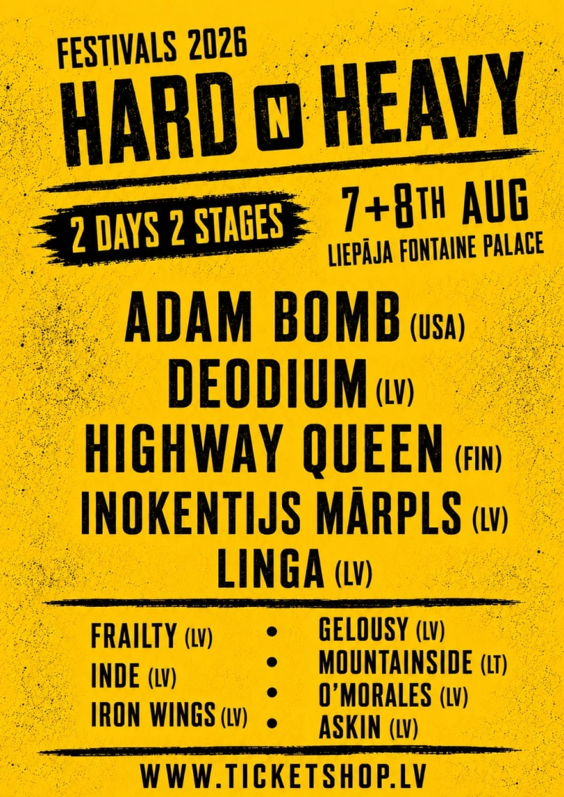 HARD’N’HEAVY FEST 2026 LIEPĀJA