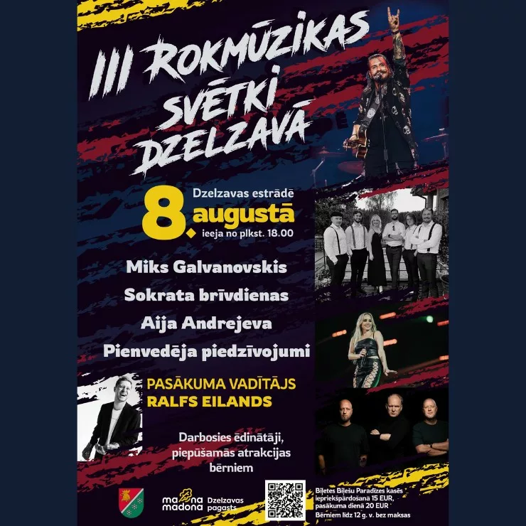III Rokmūzikas svētki Dzelzavā