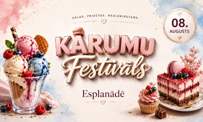 KĀRUMU FESTIVĀLS. Esplanādes vasara 2026
