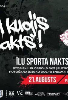 Ielu sporta nakts pasākums “Pi kuojis nakts” Kārsavas vidusskolas stadionā