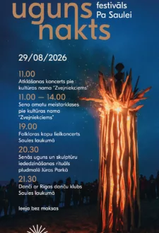 XVI folkloras festivāls “Pa Saulei” un Senās uguns nakts