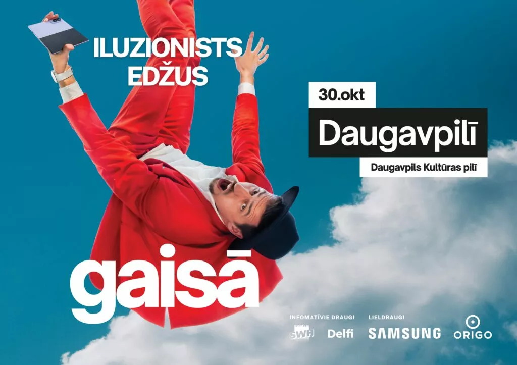 Iluzionists Edžus GAISĀ Daugavpilī