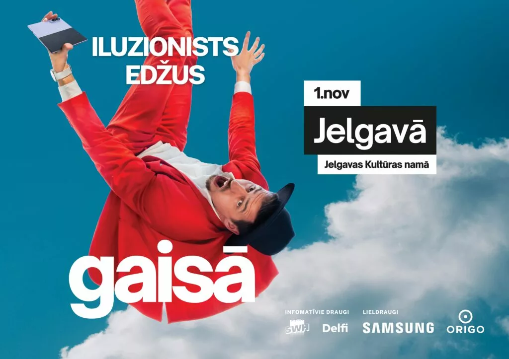 Iluzionists Edžus GAISĀ Jelgavā