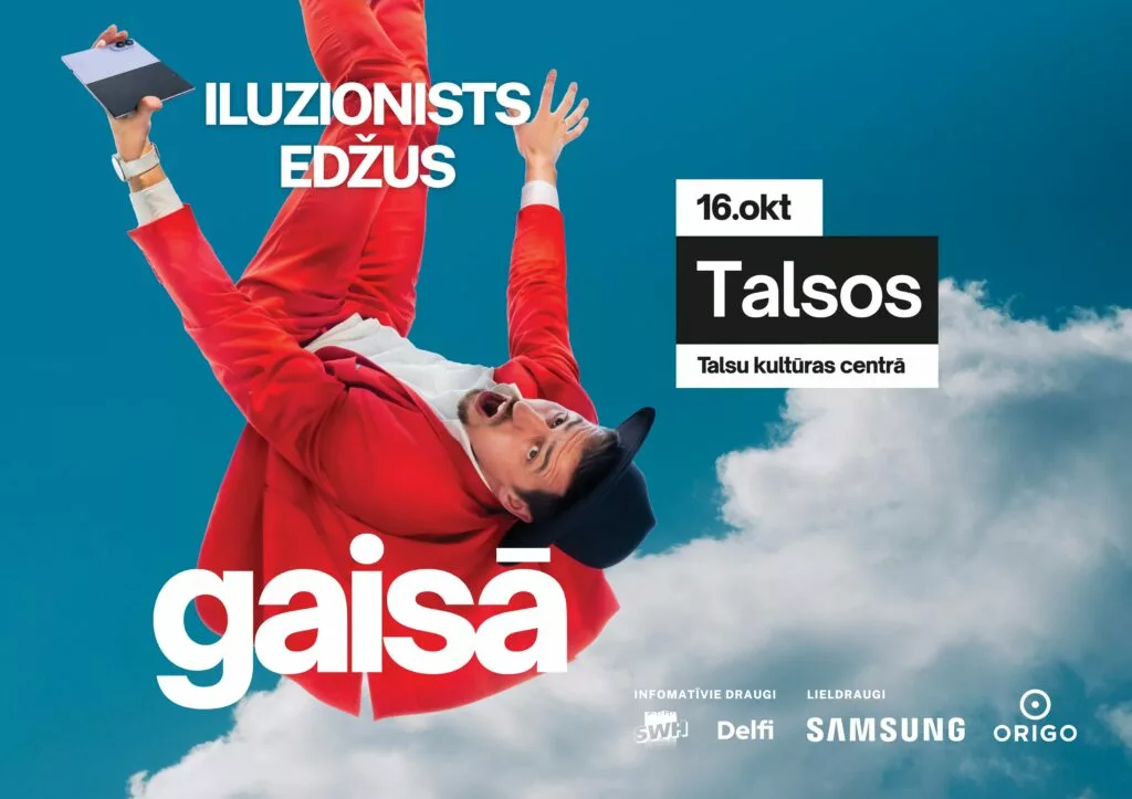 Iluzionists Edžus GAISĀ Talsos