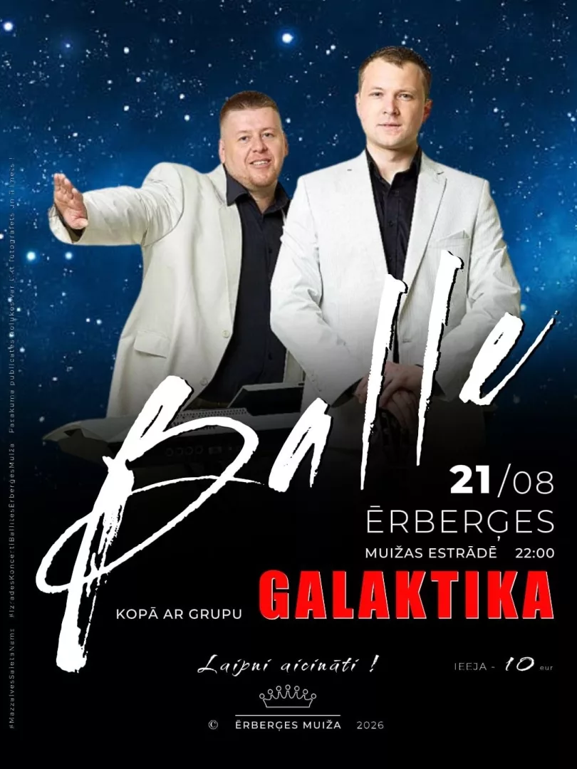 Zaļumballe kopā ar grupu “Galaktika”