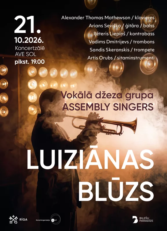 Vokālās džeza grupas “Assembly Singers” koncerts “Luiziānas blūzs”