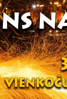 Uguns nakts Vienkoču parkā 2026