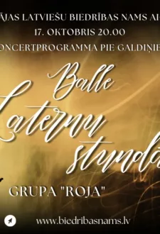 Koncertprogramma pie galdiņiem “Laternu stundā”