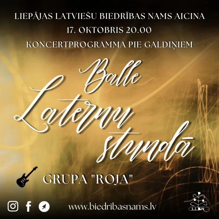 Koncertprogramma pie galdiņiem “Laternu stundā”