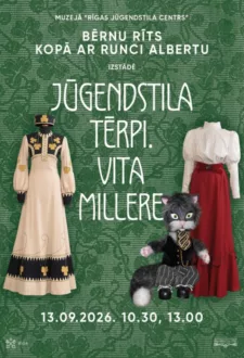 Jūgendstila tērpiem veltīts Bērnu rīts muzejā “Rīgas Jūgendstila centrs”