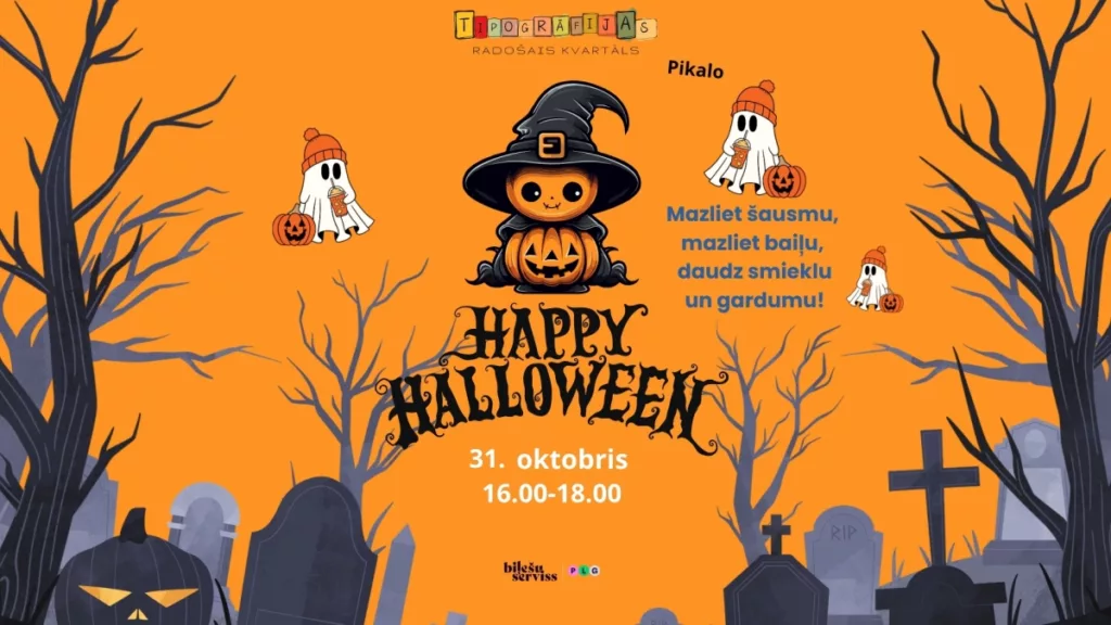 Bērnu pasākums. HALOWEEN